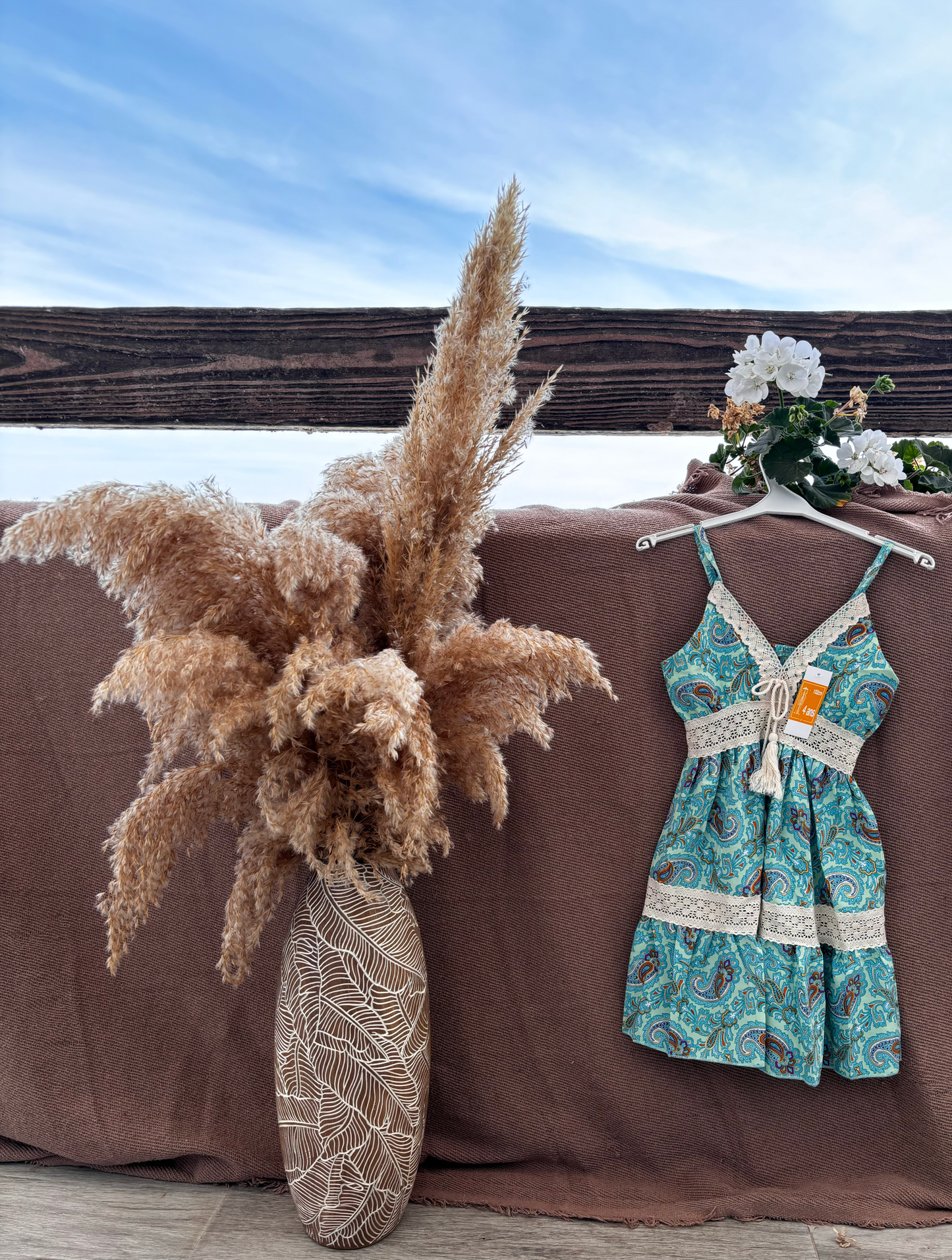 VESTIDO VERDE AGUA 🍀