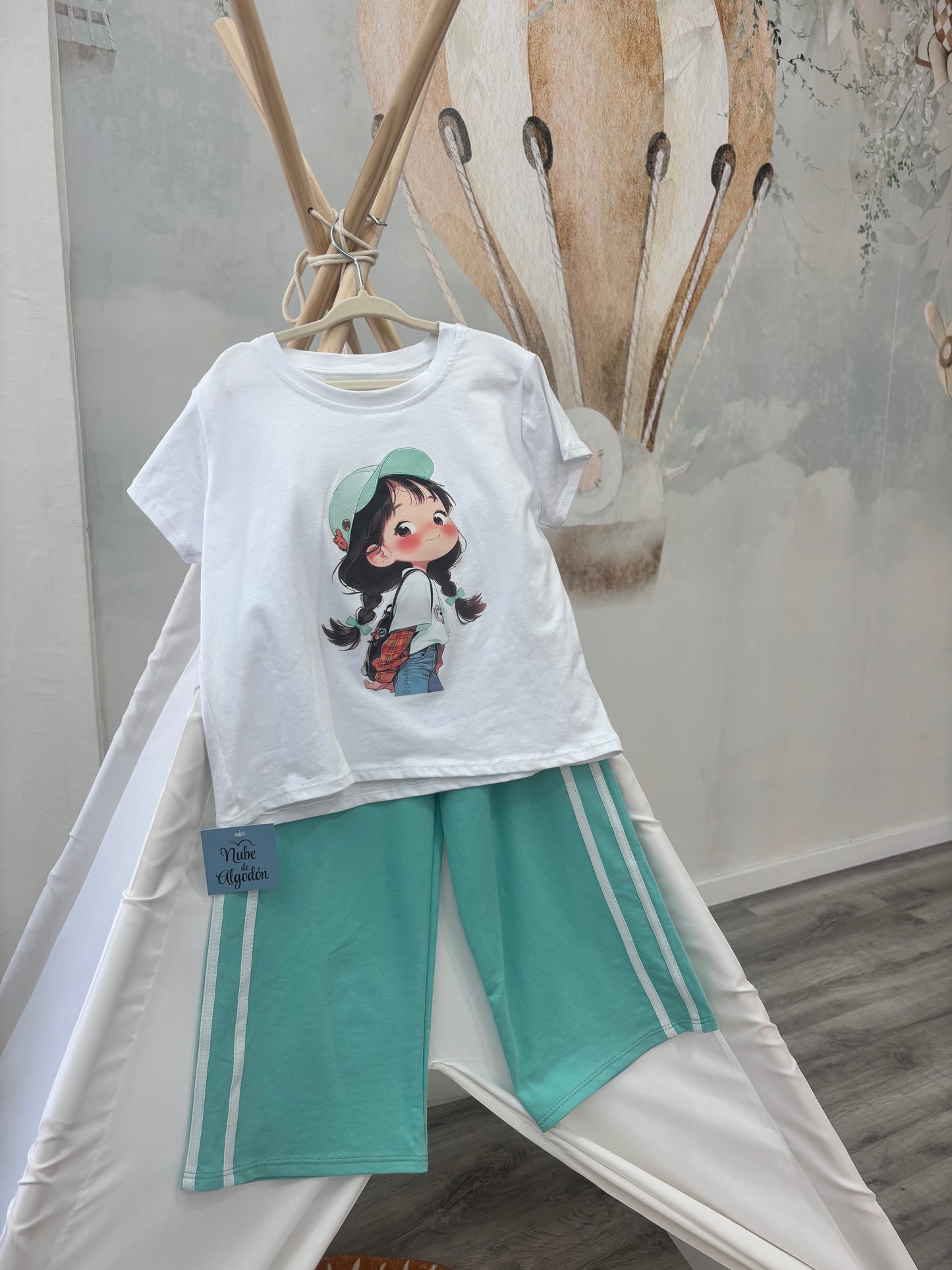 CONJUNTO VERDE AGUA
