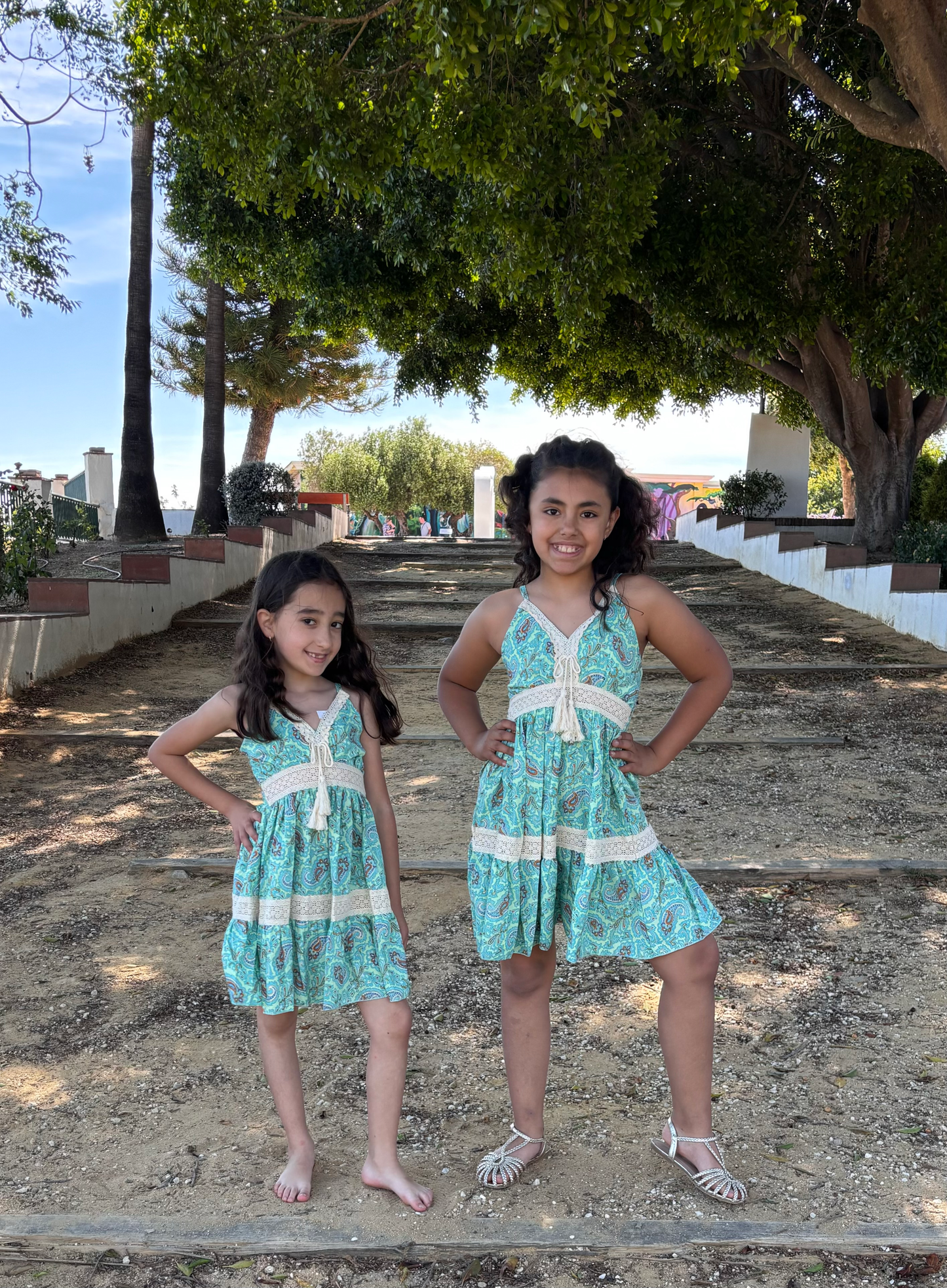 VESTIDO VERDE AGUA 🍀