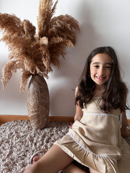 VESTIDO BEIGE